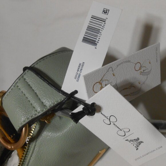 NEW EVANGELINE JESSICA SIMPSON HOBO BAMBOO BRACELET CROSSBODY HANDBAG PURSE 🎁👩 - Picture 10 of 15